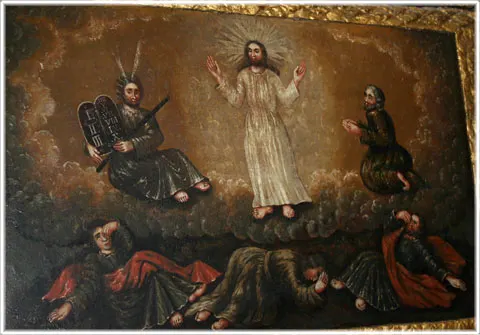 En tavla i Lärbro kyrka, foto Bernt Enderborg