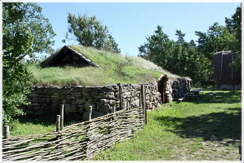 Stavgards järnåldersby, foto Bernt Enderborg