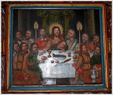 Altartavlan i Gerum medeltida kyrka