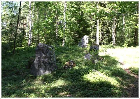 Skeppssättningar vid Digerrojr, foto Bernt Enderborg