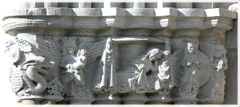 Fris på Hörsne kyrka