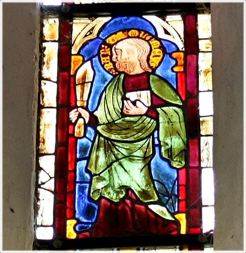 Glasmålningar Hörsne kyrka