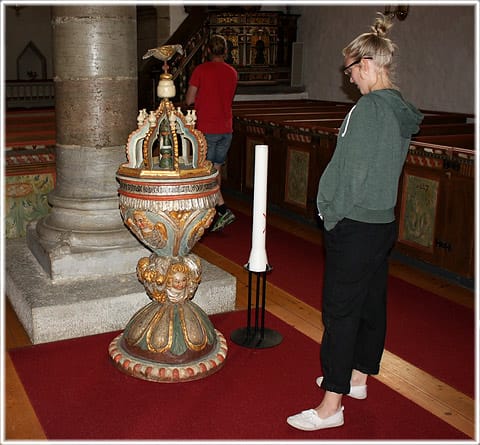 Dopfunten i Hörsne kyrka
