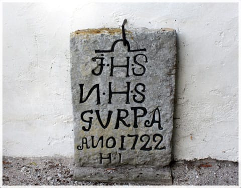 Gravsten, Kräklingbo kyrka, Gotland