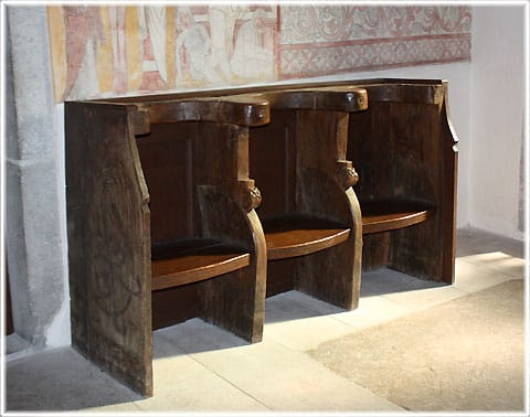 Korbänk, Kräklingbo kyrka, Gotland