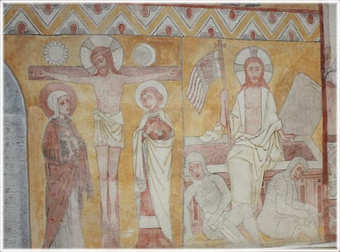 Kalkmålningar, Kräklingbo kyrka, Gotland