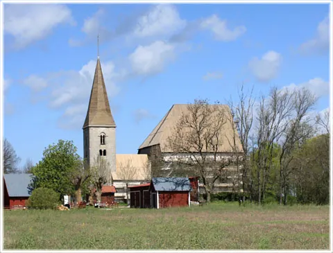 Källunge kyrka, foto Bernt Enderborg