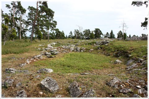 Herrgårdsklint fornborg Gammelgarn Gotland