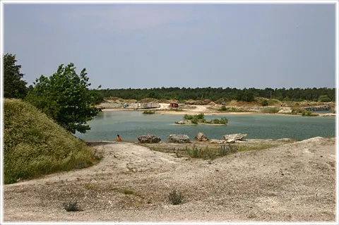 Follingbo kalkbrott, foto Bernt Enderborg
