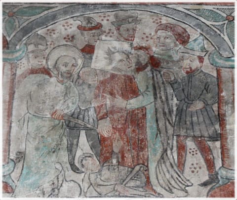 Passionsfris i Mästerby kyrka