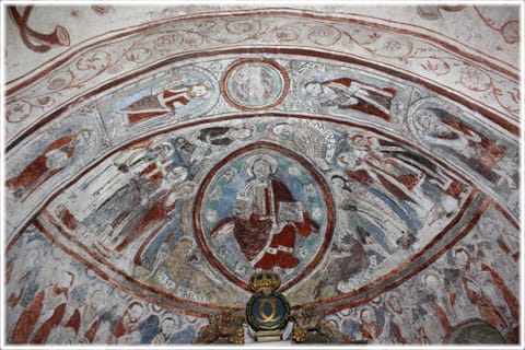 Jesus som världsdomare i Mästerby kyrka