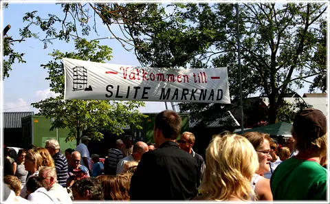 Slite marknad, foto Bernt Enderborg