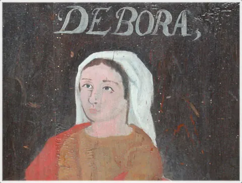 Debora i Burs kyrka, foto Bernt Enderborg