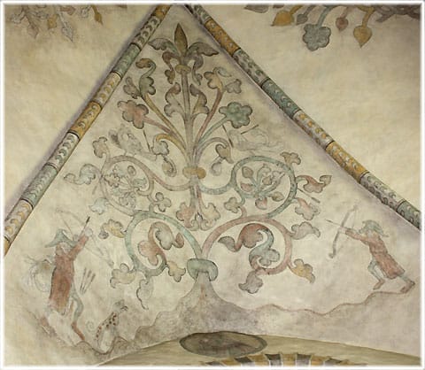 Takmålningar i Othem kyrka