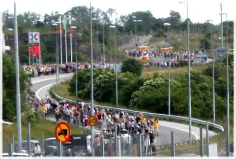 Demonstrationen för vägpris 2012, foto Bernt Enderborg
