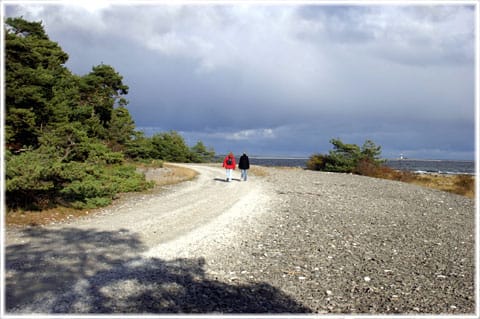 Kuppen, Östergarn, promenadväg