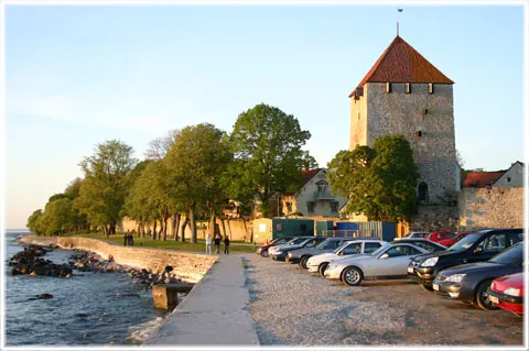 Torn i Visby ringmur, foto Bernt Enderborg