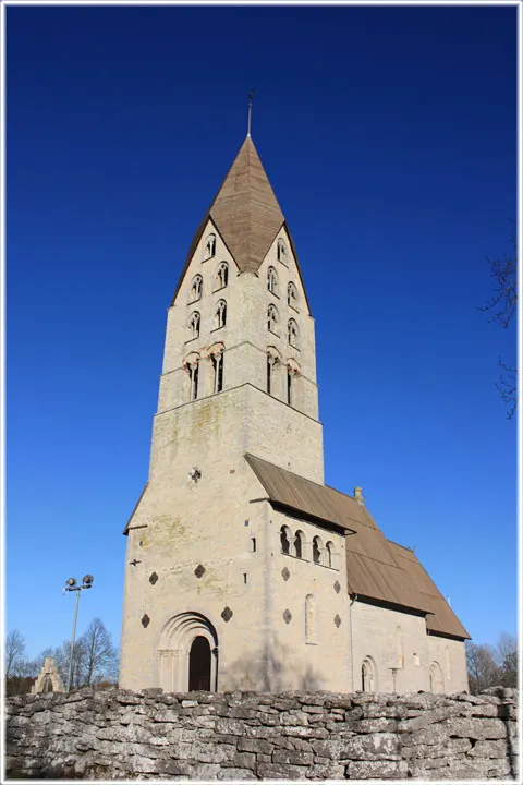Tingstäde kyrka, foto Bernt Enderborg