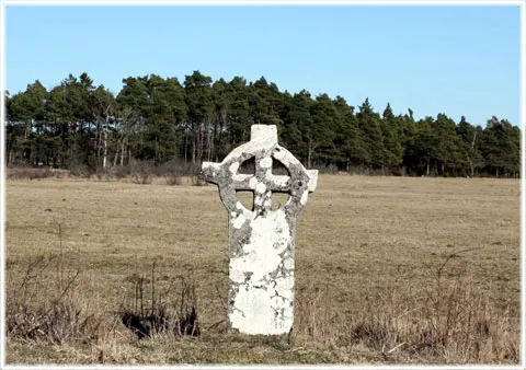 Gutniska stenkors på Isle of Man, foto Bernt Enderborg