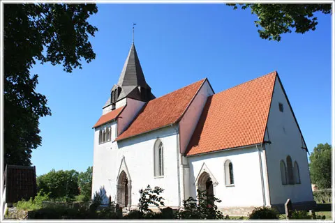 Väskinde kyrka, foto Bernt Enderborg