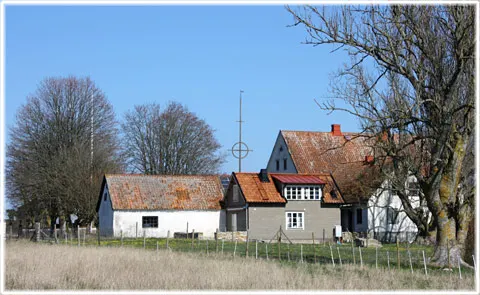 Gårdskors på Gotland, foto Bernt Enderborg