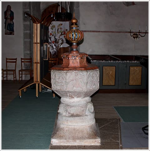 Dopfunten i Väte kyrka