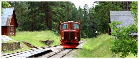 Tåg vid Tule station