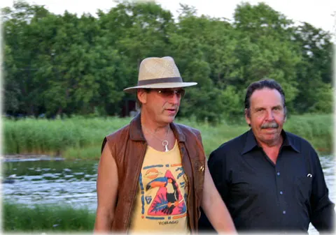 Pugh Rogefeldt och Loffe Carlsson, foto Bernt Enderborg