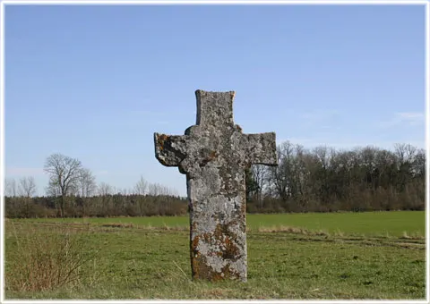 Hans Kroks kors i Dalhem, foto Bernt Enderborg