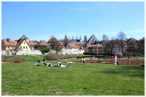 Almedalen, sevärdheter i Visby