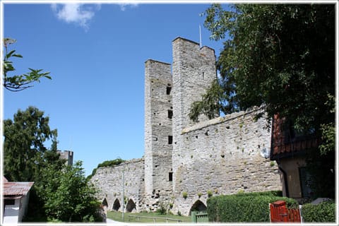 Visby ringmur, sevärdheter i Visby