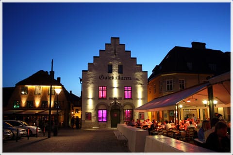 Stora torget, sevärdheter i Visby