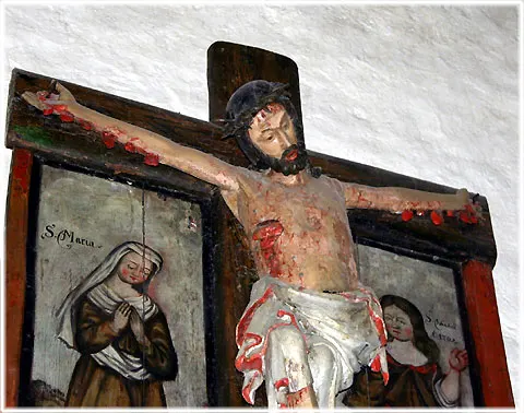 Krucifixet i Stenkyrka, foto Bernt Enderborg