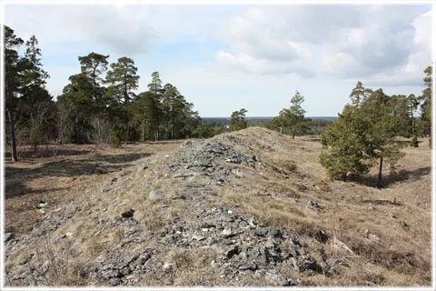 Lindebergets fornborgar, foto Bernt Enderborg