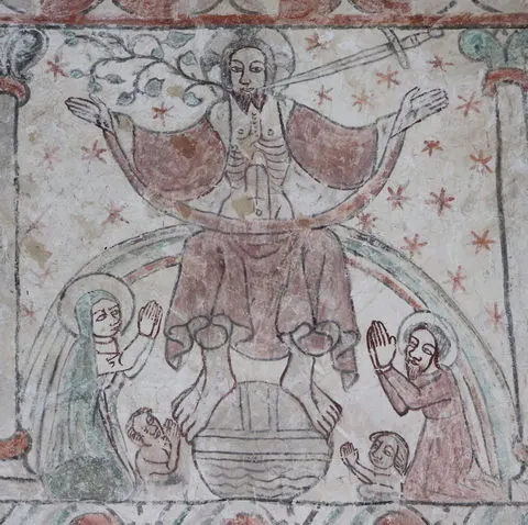 Jesus som världsdomare, foto Bernt Enderborg