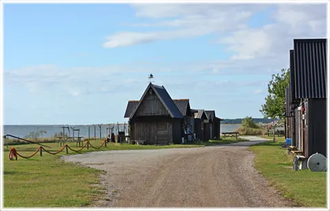 Kalkugnskajen fiskeläge, foto Bernt Enderborg