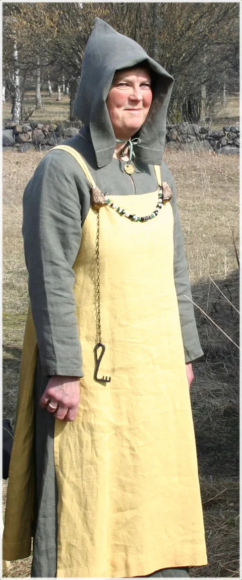 Vikingakläder, foto Bernt Enderborg