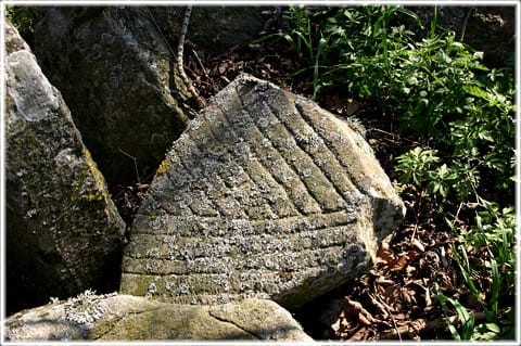 Den nedbrända kyrkan i Vall på Gotland