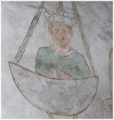 Kejsar Henriks själavägning i Vamlingbo kyrka