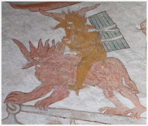 Kejsar Henriks själavägning i Vamlingbo kyrka