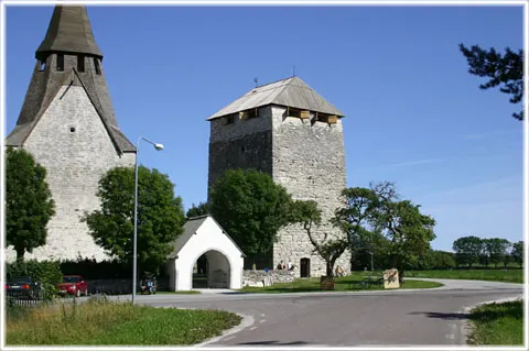 Gammelgarn kastal, foto Bernt Enderborg
