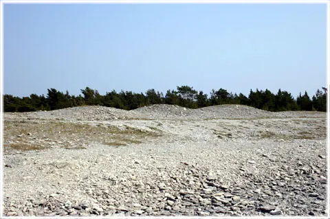 Gamle hamn, gravfältet, foto Bernt Enderborg
