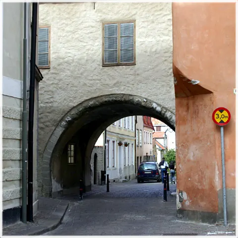 Gatuvalven i Visby, foto Bernt Enderborg