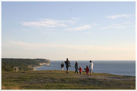 Högklint söder om Visby, utsiktsplats