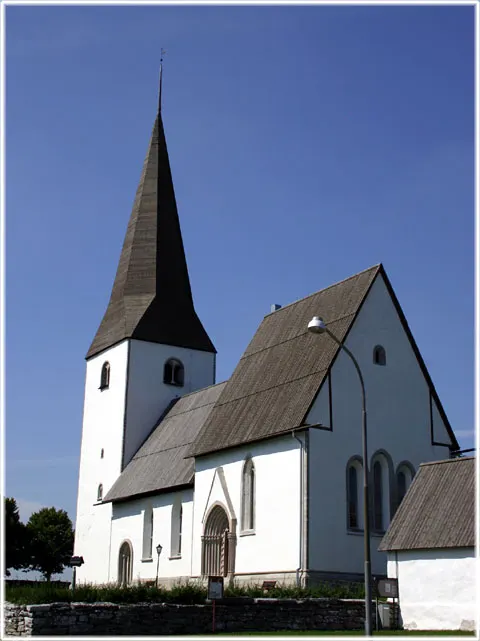 Alskog kyrka, foto Bernt Enderborg