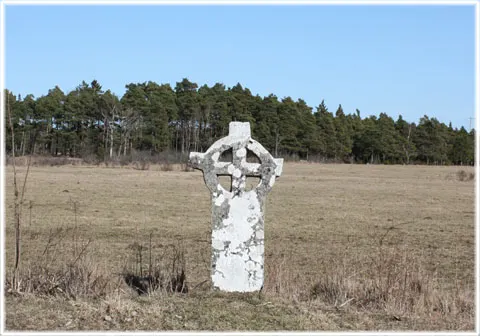 Medeltida ringkors vid Laxarve, foto Bernt Enderborg