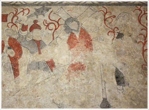 Medeltida passionsfris i Alva kyrka