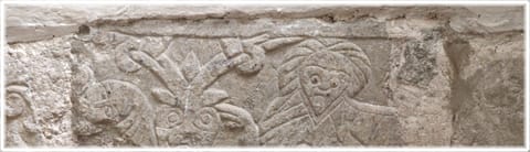 Relief från en romansk kyrka