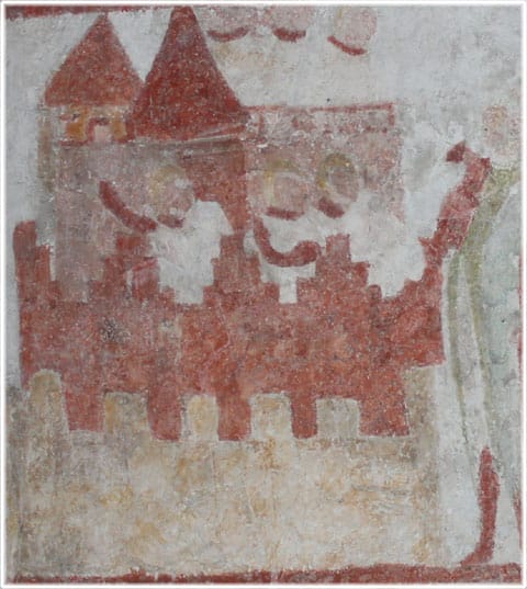 Bunge kyrka, målning