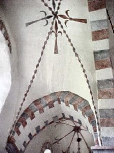 Anga kyrka, ornamental målning